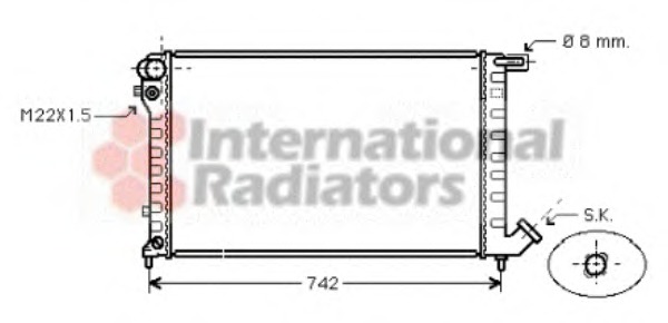 Radiator racire motor