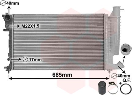 Radiator racire motor