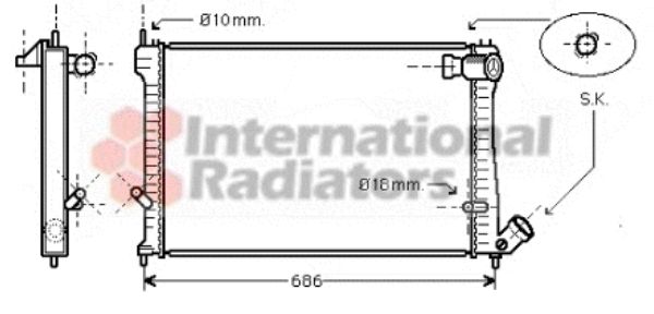 Radiator racire motor