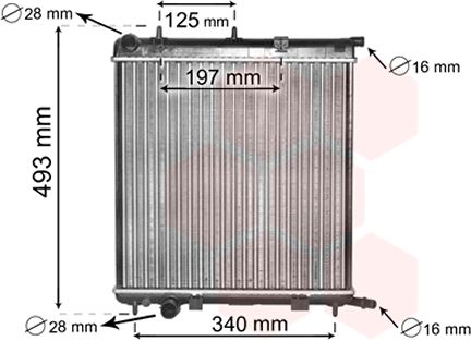 Radiator racire motor