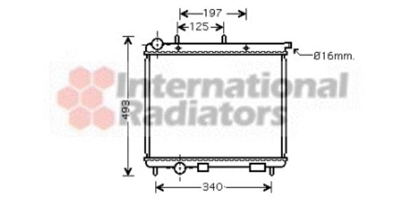 Radiator racire motor