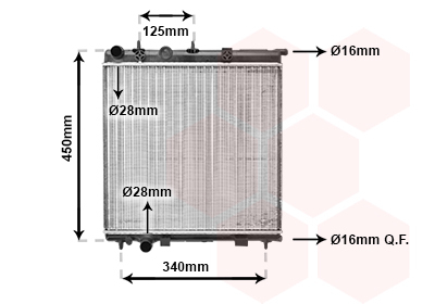 Radiator racire motor