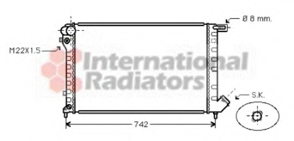 Radiator racire motor