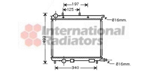 Radiator racire motor