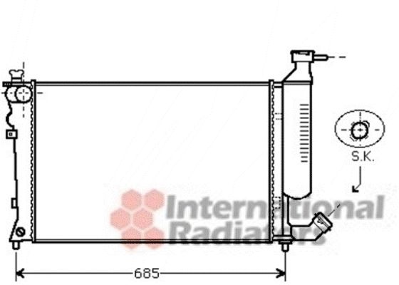 Radiator racire motor