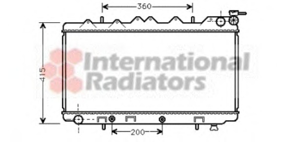 Radiator racire motor