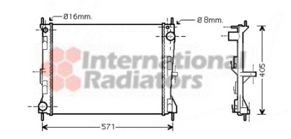 Radiator racire motor