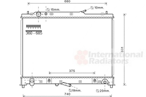 Radiator racire motor