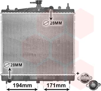 Radiator racire motor