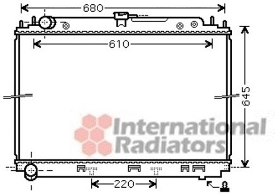 Radiator racire motor