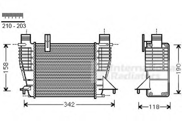 Intercooler compresor