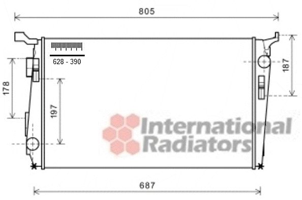 Radiator racire motor