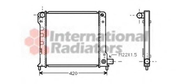 Radiator racire motor