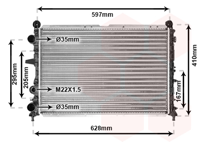 Radiator racire motor