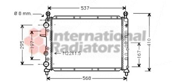 Radiator racire motor