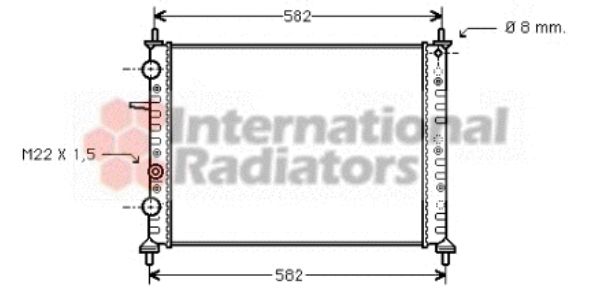 Radiator racire motor