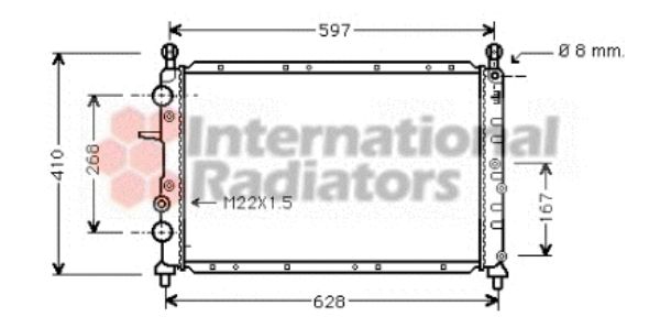 Radiator racire motor