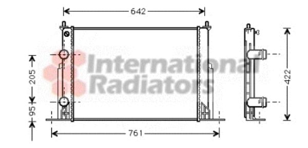 Radiator racire motor