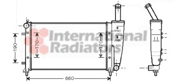 Radiator racire motor