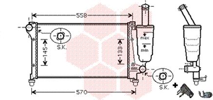 Radiator racire motor