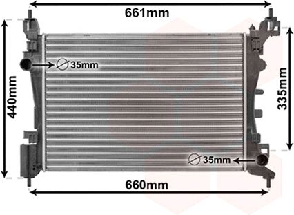 Radiator racire motor