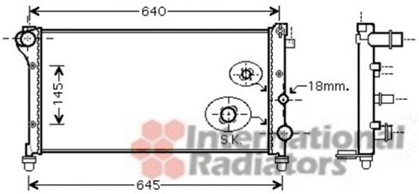 Radiator racire motor