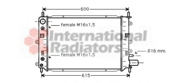 Radiator racire motor