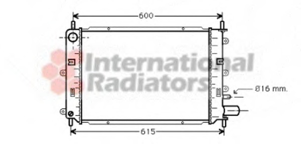 Radiator racire motor