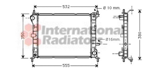 Radiator racire motor