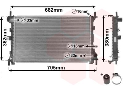 Radiator racire motor