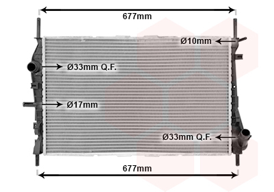 Radiator racire motor