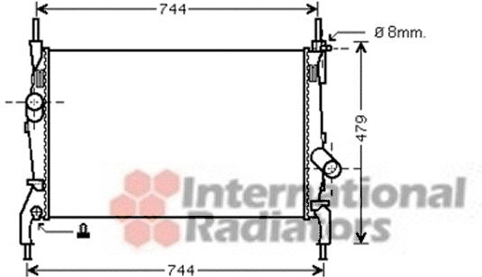 Radiator racire motor