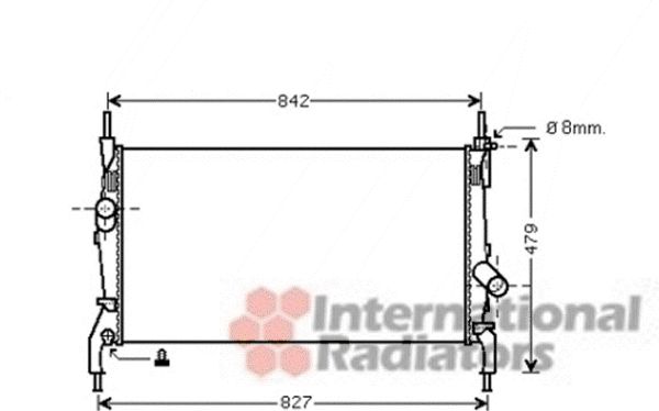 Radiator racire motor