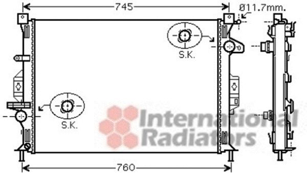 Radiator racire motor