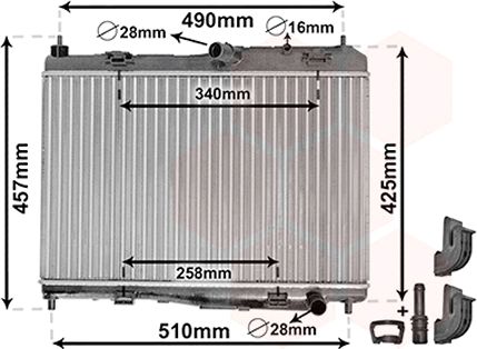 Radiator racire motor