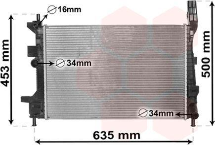 Radiator racire motor