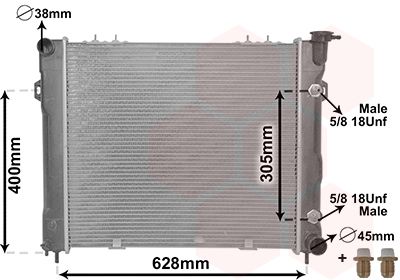 Radiator racire motor