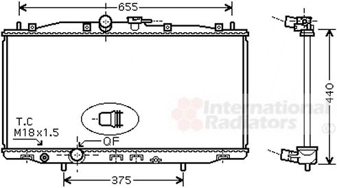 Radiator racire motor