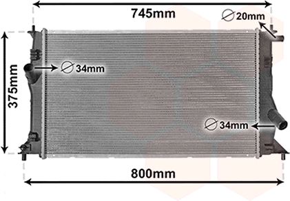 Radiator racire motor