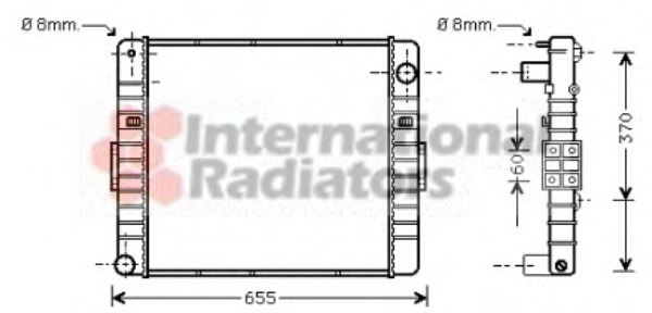 Radiator racire motor