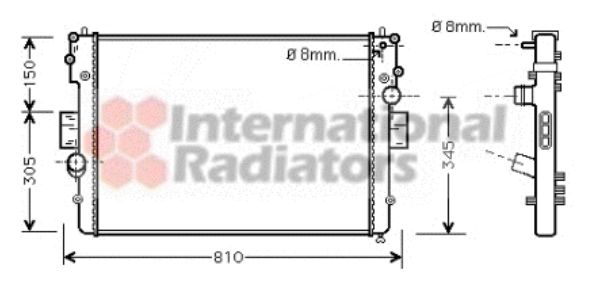 Radiator racire motor