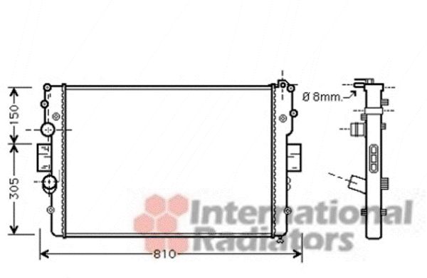 Radiator racire motor