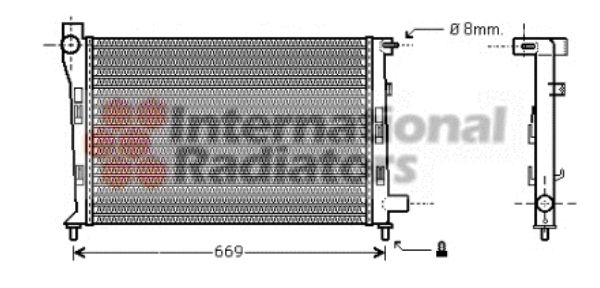 Radiator racire motor