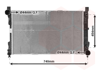 Radiator racire motor