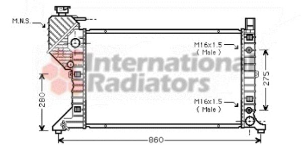 Radiator racire motor