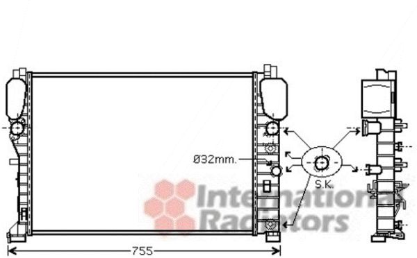 Radiator racire motor