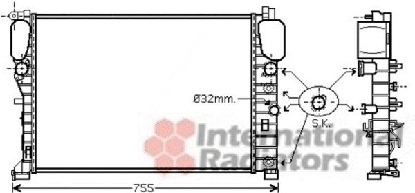 Radiator racire motor