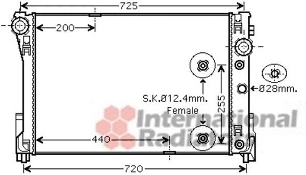 Radiator racire motor