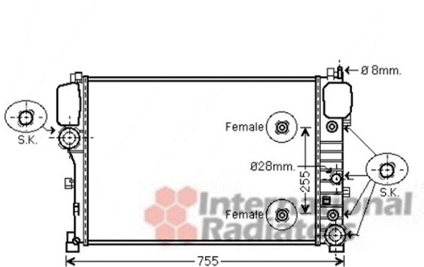 Radiator racire motor