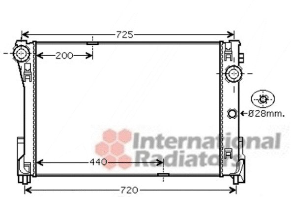 Radiator racire motor